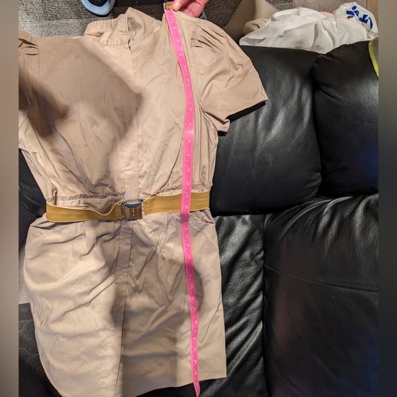 BCBG MaxAzia  brown dress size 0, two pocket - Picture 4 of 6